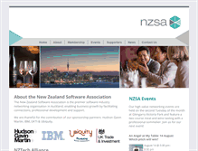Tablet Screenshot of nzsa.org.nz